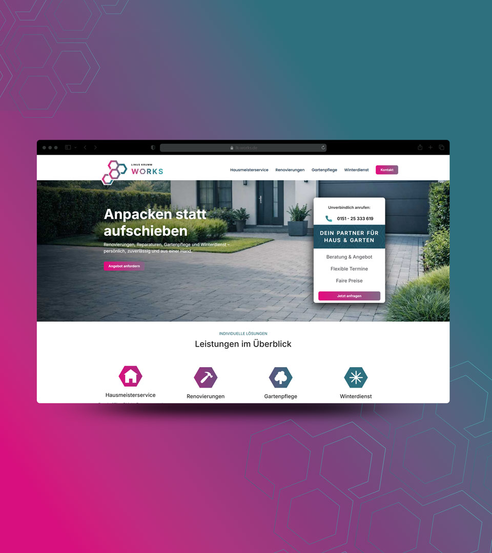 Webdesign für Handwerker