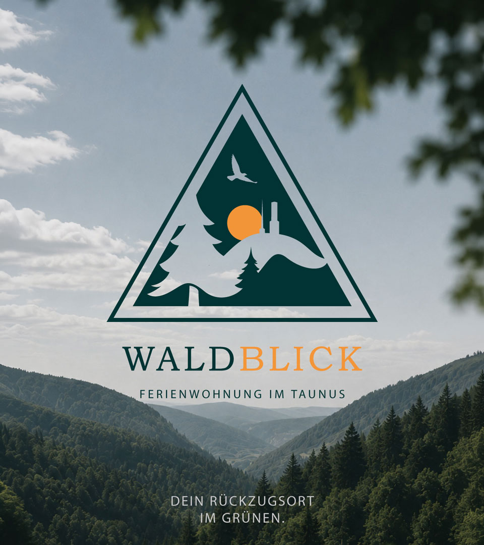 Branding: Waldblick - Ferienwohnung im Taunus