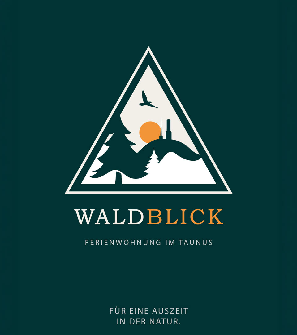 Logodesign Waldblick - Ferienwohnung im Taunus