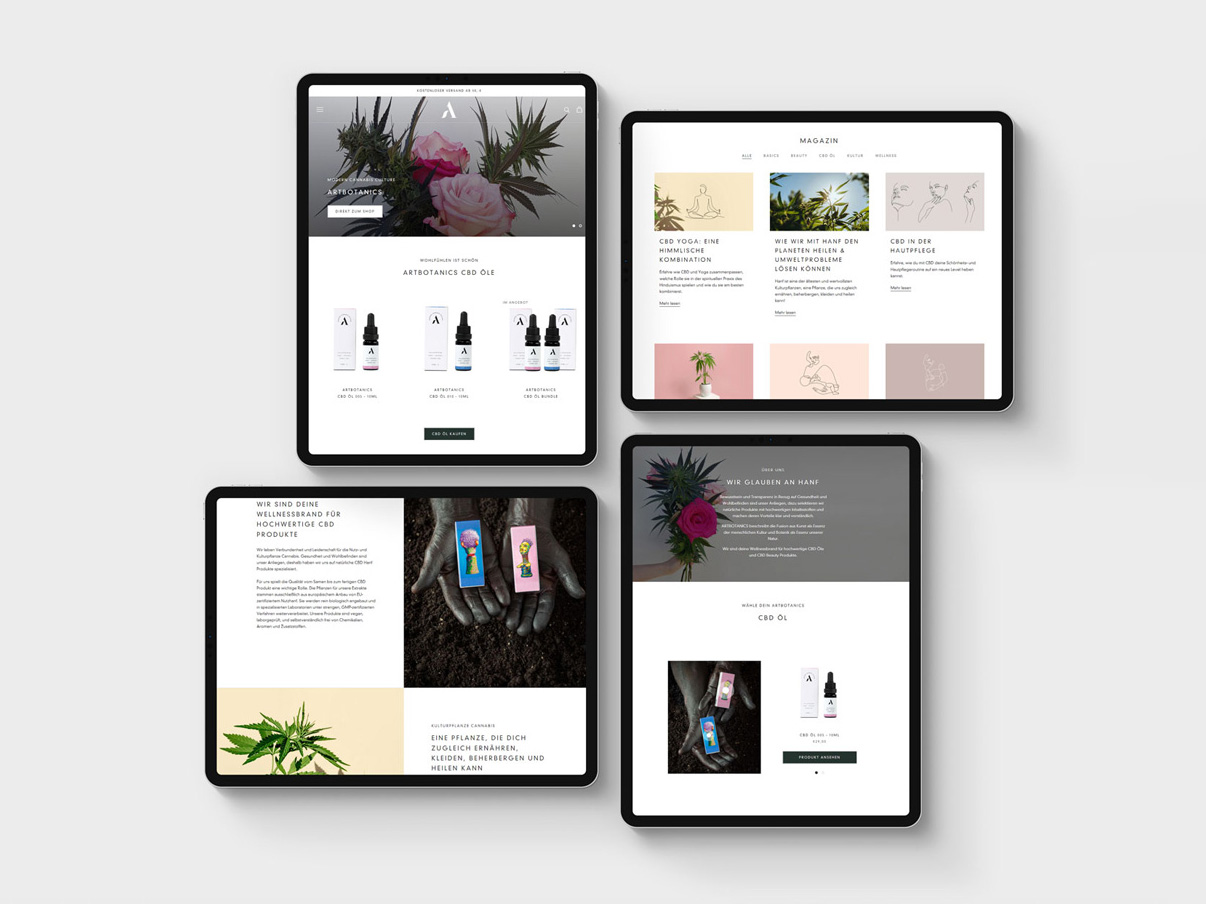 Webdesign Artbotanics